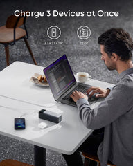 Anker Power Bank, 24,000mAh 3-Port Portable Charger with 140W Output, 737 (PowerCore 24K), Smart Digital Display, Compatible with iPhone 16/15/14/13 Series, Samsung, Dell, AirPods, and More