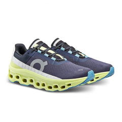 On Men's Cloudmonster Sneakers, Iron/Hay, 8 UK