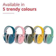 Alpine Muffy Kids Ear Defenders Children aged up to 16 – CE & UKCA Certified – 25 dB Noise Cancelling Headphone for Autism, Sensory Aid – Premium Hearing Protection with Adjustable Headband – Mint