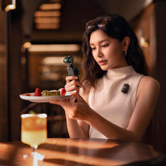 DJI Osmo Pocket 3 Creator Combo, Vlogging Camera with 1'' CMOS & 4K/120fps Video, 3-Axis Stabilization, Face/Object Tracking, Fast Focusing, Mic Included for Clear Sound, Small Camera for Photography