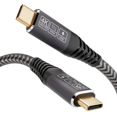 CAKOBLE Cable USB C To USB C 0.5M, USB 3.2 Gen2 USB C Charger, 20 Gbps Data Transmission, 100W 20V/5A Fast Charging Cable,4K @ 60Hz Video Transmission For MacBook Pro,Samsung Galaxy, Huawei