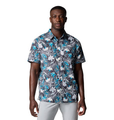Columbia Men's Super Slack Tide™ Camp Shirt, Shark Tropicfield, XL